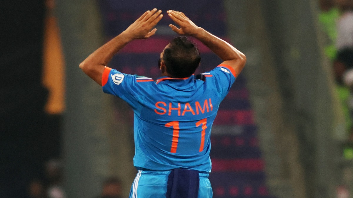 Mohammed Shami Jersey Number